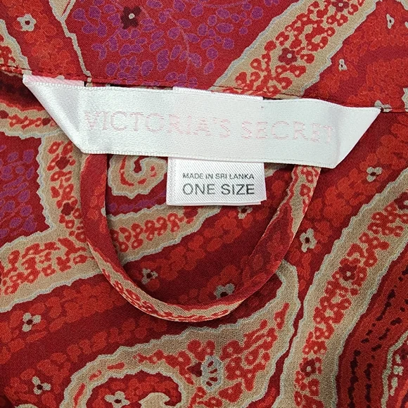 Victoria's Secret Vintage Paisley Robe, One Size Fits Most - Picture 5 of 6